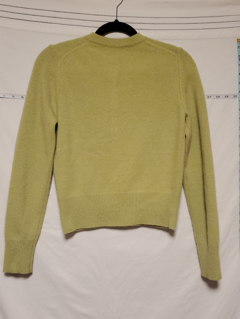 Banana Republic Womens Cashmere Angora Green Buttoned Cardigan Small - Picture 4 of 4
